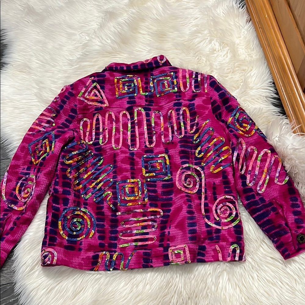 Vibrant Patterned Jacket - image 5